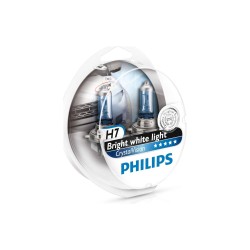 Philips Crystal Vision H1 Otomobil Far Ampulü Beyaz Işık (2’Li Set + Mavi T10 Park Ampulü)